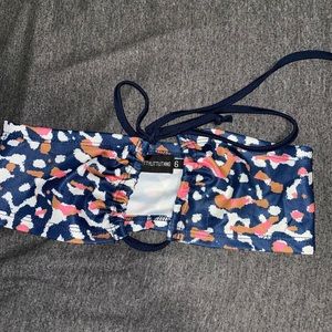 Upside down triangle bikini top